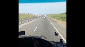 Дагестан. Дорога из Махачкалы в Дербент.