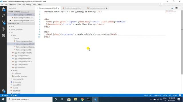 Angular 9 Tutorial - 9 - Class Binding & Style Binding | Precedence in Binding смотреть онлайн