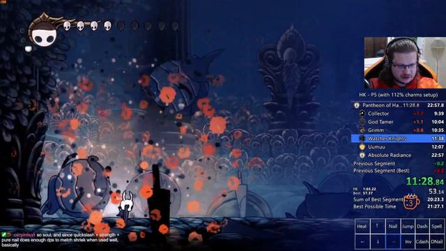 Hollow Knight 112% APB Pantheon of Hallownest Speedrun in 22:39 смотреть онлайн