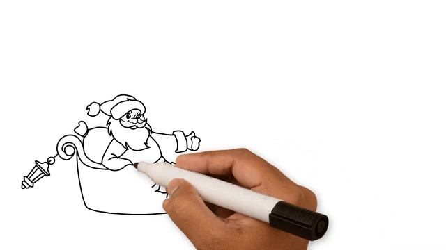 Санта.Как нарисовать санту.Санта Клаус / Санта.Как нарисовать санту.Санта Клаус смотреть онлайн