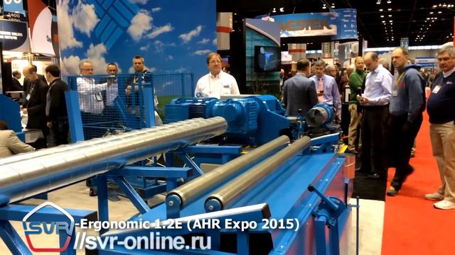 спирально-навивной станок D-MAX 1.2E (AHR Expo 2015) смотреть онлайн