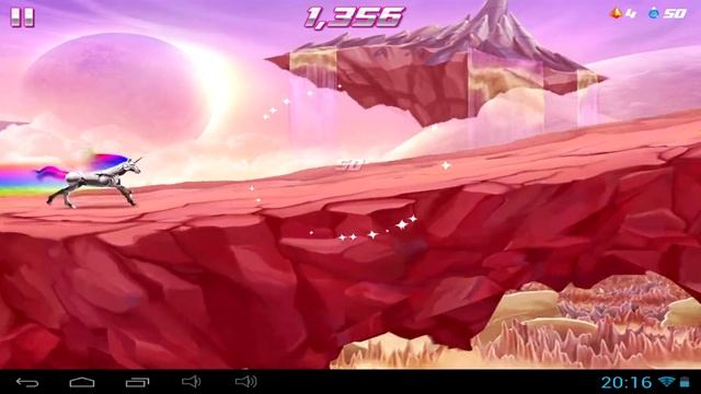 Robot Unicorn Attack 2 - Android and iOS gameplay PlayRawNow смотреть онлайн