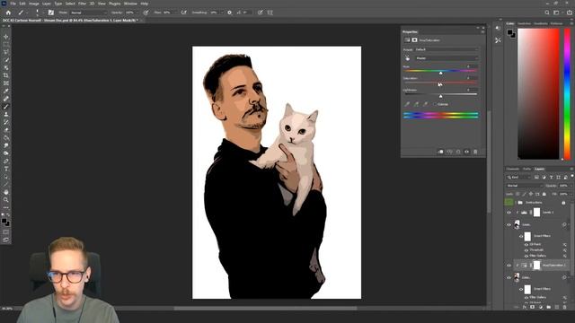Photoshop Daily Creative Challenge - Cartoon Yourself | Adobe Creative Cloud смотреть онлайн