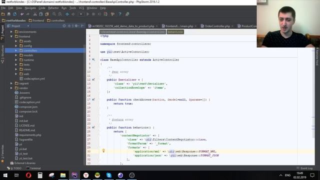 Yii2. REST api: жарим REST иишницу на медленном POST. Видео 26.2 смотреть онлайн