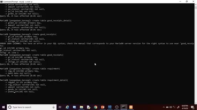 tutorian membuat database menggunakan CMD dan membuat relasi menggunakan MYSQL WORKBENCH смотреть онлайн