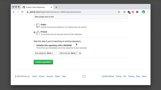 Créer un projet sur GitHub смотреть онлайн