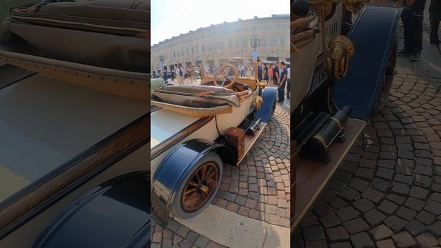 Classic Car. Delage AB8 1913. Walkaround in Turin, Torino, Italy смотреть онлайн