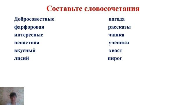5 кл Русский язык Имя прилагательное как часть речи смотреть онлайн