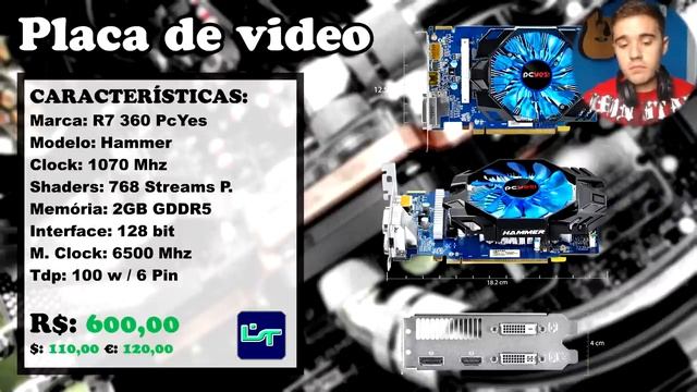 MONTANDO PC GAMER COMPLETO POR MENOS DE 3 MIL смотреть онлайн