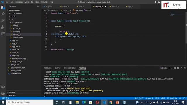 Props in functional component, class component, React JS Tutorial for beginners Hindi 2023 #reactjs смотреть онлайн