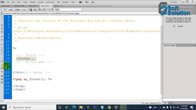 HTML to WordPress Conversion Tutorial Bangla Part 2 | E2Soft Solution смотреть онлайн