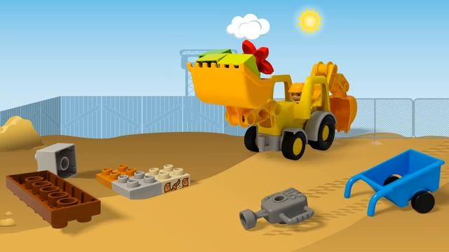LEGO DUPLO Truck Construction and Train Product Animation Films Compilation смотреть онлайн