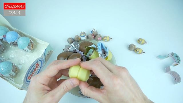 Нашёл Главного Котика! PUSHEEN 3D-фигурки. Шоколадное Яйцо Сюрприз