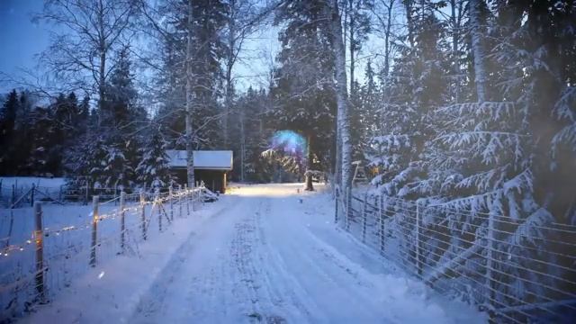 Вечер, метель, одинокий фонарь. / Звуки для отдыха и сна. Relax смотреть онлайн