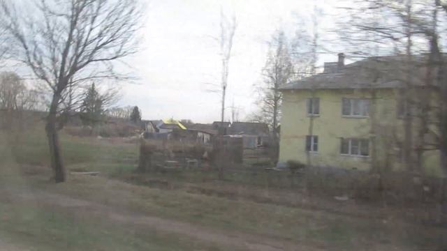 Фото и видео района Остров-3 города Остров. Поездка на автобусе № 5 смотреть онлайн