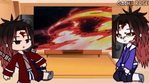 Yoriichi And Kokushibo React To Tanjiro And Nezuko Season 3 // Demon Slayer // Gacha Club
