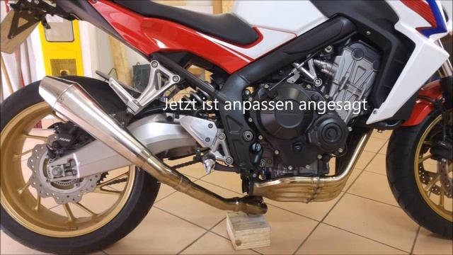 Honda CB 650 F LeoVince Handmade Sound