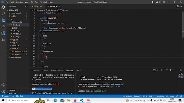 React js Router | React Navbar | Navigation | Link | Day 5 |React js malayalam tutorial| Techflix A смотреть онлайн