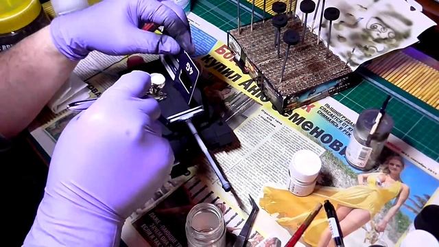 # Покраска пластиковой модели танка VK 4501 (P) Zvezdets. Техника Чёрное и Белое! смотреть онлайн