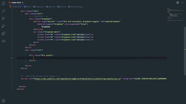 CÓMO HACER UN BOTÓN DROPDOWN CON BOOTSTRAP - CURSO DE BOOTSTRAP | ALEJANDRO VAZQUEZ смотреть онлайн