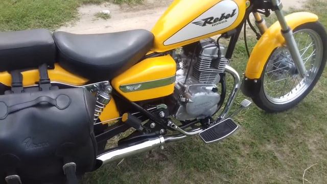 Honda Rebel CA 125 wolny wydech 'sound exhaus' jak to działa. смотреть онлайн