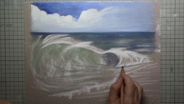Easy SEA and sky for beginners pencil drawing смотреть онлайн
