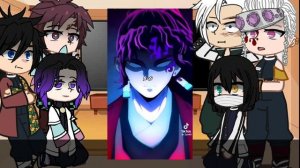 demon slayer(kimetsu no yaiba) reacts to yoriichi/клинок рассекающий демонов(крд)реагирует на ёриич