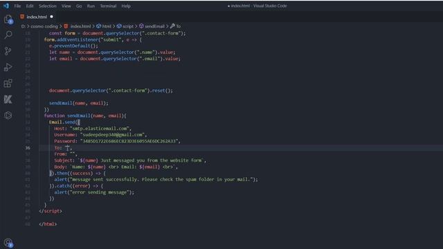 How to send email using JavaScript? #JavaScript #EasyMethod смотреть онлайн