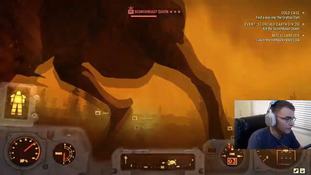 Taking down the Scorchbeast Queen! - Fallout 76 late game gamplay смотреть онлайн