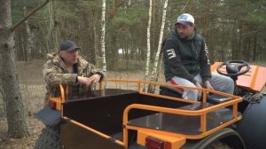 Тестируем вездеход-переломку ГИД. Часть 1 Маневренность в лесу