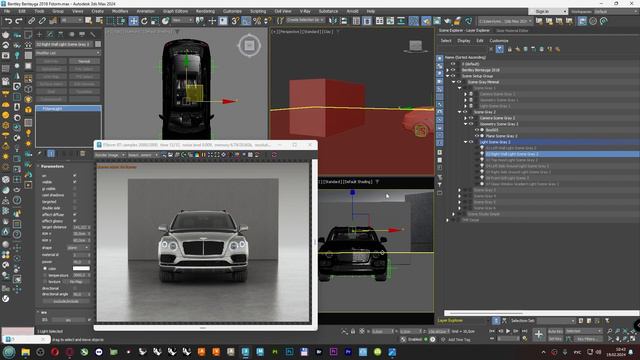 Fstorm Render. Автомобильная визуализация Bentley Bentayga (Automotive Visualization) RUS