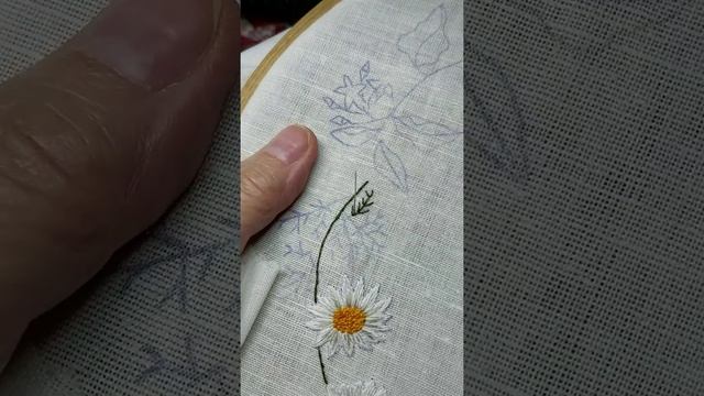 Мастер-класс "Вышиваем стебель и ажурный резной лист ромашки" смотреть онлайн