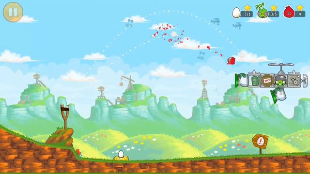 Angry Birds - Red's Mighty Feathers: Egg Defender - Feather 6 [Lowest Score: 5] - World Record! смотреть онлайн