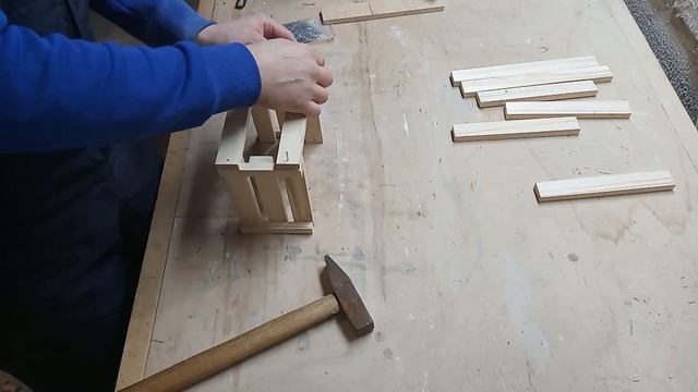 Корзинка деревянная для цветов и подарков. Декоративный ящик для флористики. смотреть онлайн