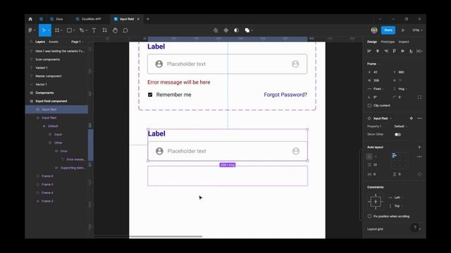 Creating an Input field with Figma Component Property смотреть онлайн