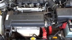 4AGE Black Top 20 Valve ~ AE111 Levin BZ R ~ 93,935 kms ~ Stock # JS609 ~ Engine Running