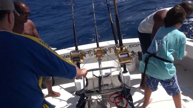 Mauritius Island. Фрагмент нашей рыбалки на Голубого Марлина .Маврикий .Fishing in Mauritius смотреть онлайн