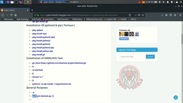 Hunt social media Accounts using Sherlock tool in malayalam | penetation tasting | CYBER SHIELD смотреть онлайн