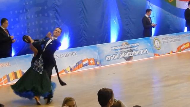Гавриш Михаил "Кубок Академии- 2015" венский вальс смотреть онлайн