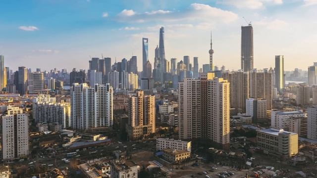 Shanghai Tower - 632m Completed - October 2015 смотреть онлайн