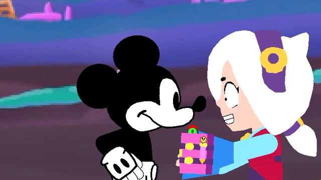 Suicide Mouse vs Colette and Edgar Lazy animation (Stick Nodes) смотреть онлайн