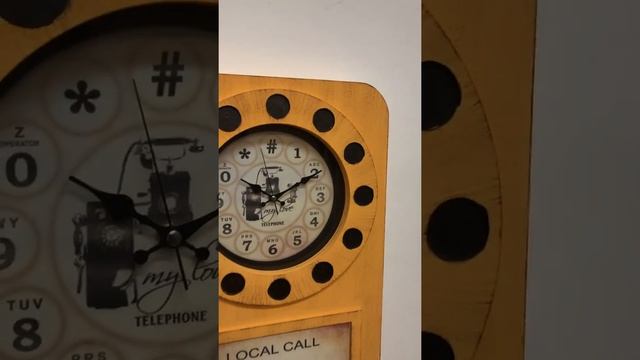 Дизайнерские настенные часы Galaxy DA-006 Yellow смотреть онлайн