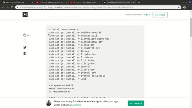 Python-ის ინსტალაცია (3.7 ვერსია), Linux & Windows смотреть онлайн