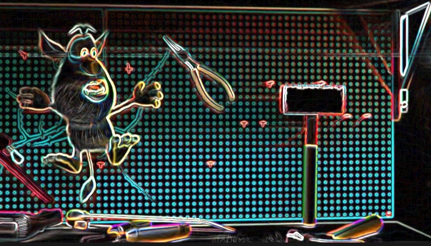 Анимационный мультфильм 3D: Буба в Гараже