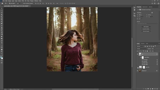 Turn Your Photo to Water Paint Effect in Photoshop смотреть онлайн