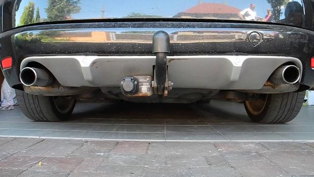 Cold engine exhaust sound Ford S Max 2,5T, 2,75 downpipe, 2,5 deca смотреть онлайн