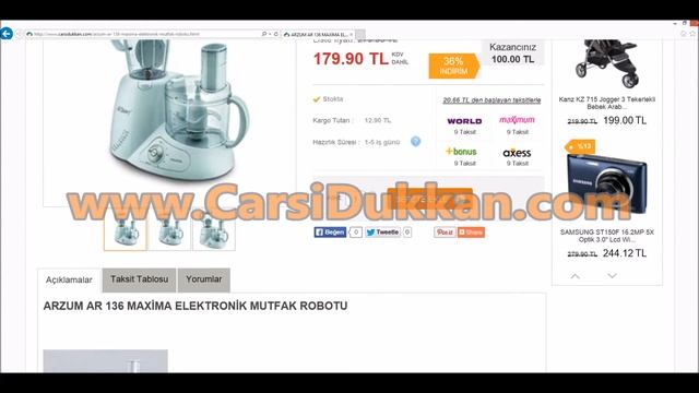 Arzum AR 136 Maxima Elektronik Mutfak Robotu Fiyatı - Çarşı Dükkan смотреть онлайн