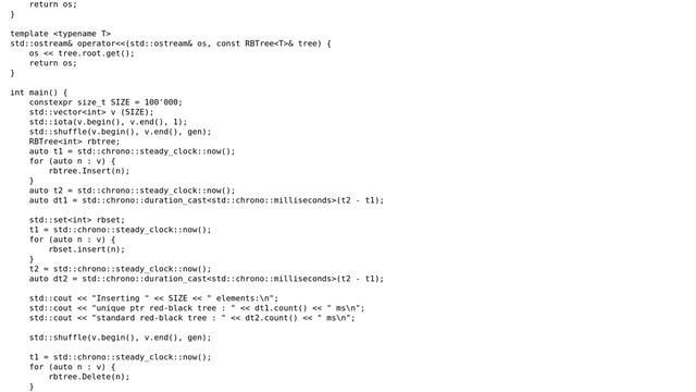 Code Review: C++ : Red-Black Tree with std::unique_ptr смотреть онлайн