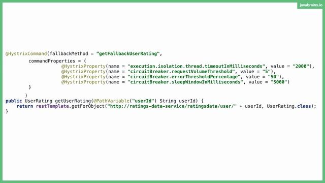 20 Configuring Hystrix parameters - Spring Boot Microservices Level 2 смотреть онлайн