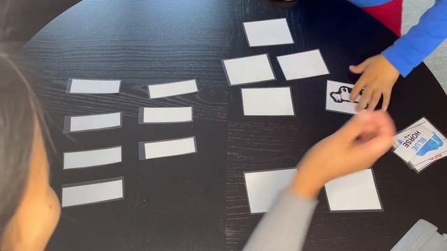 Maxi and I play a memory card game together смотреть онлайн